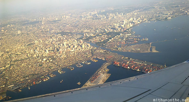 Flight to Manila, Philippines