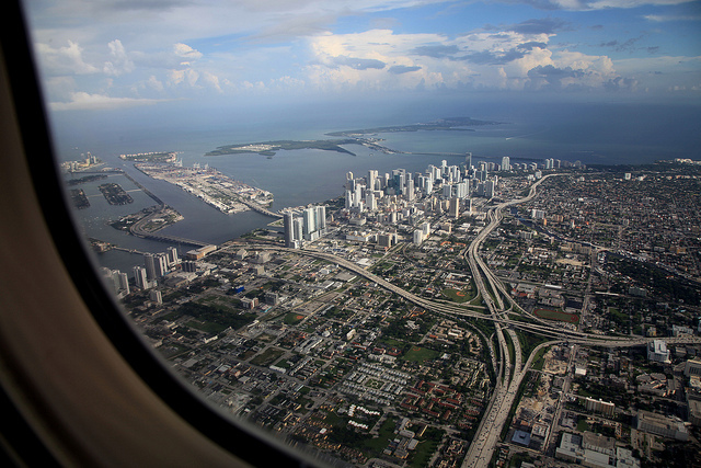 Flight to Miami, Florida
