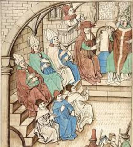Council of Constance burns Hus and ends Great Schism (1415-17)