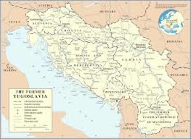 Balkan conflicts begin in former Yugoslavia
