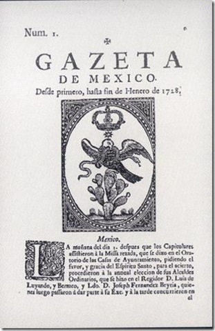 Se publica "Gazeta de México"