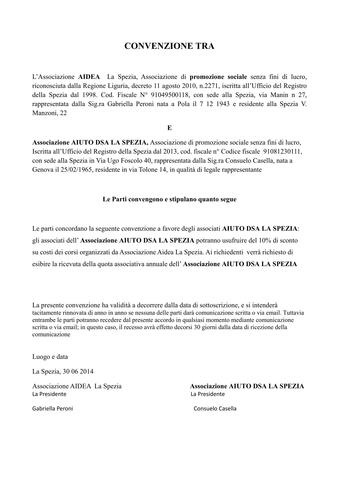 Convenzione con AIDEA