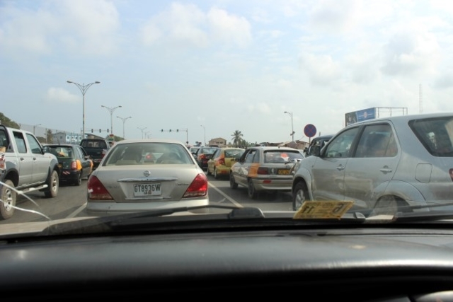 Driving from the Hotel to the Airport