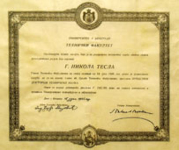 Doctorate, University of Belgrade