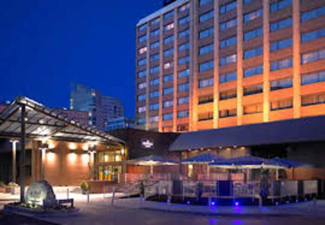 Evening at the Marriott