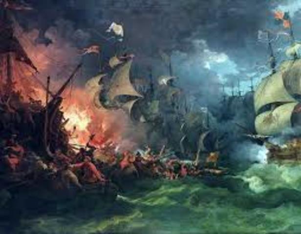 Defeat of Spanish Armada