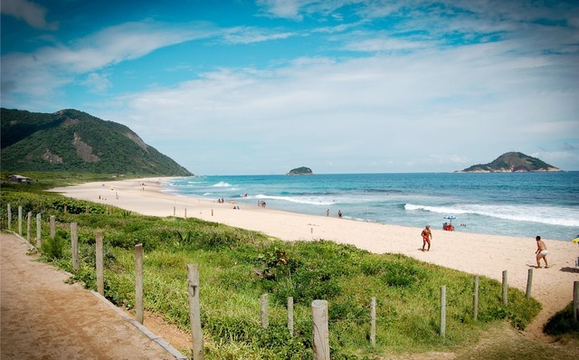 Driving from the Hotel to the Beach