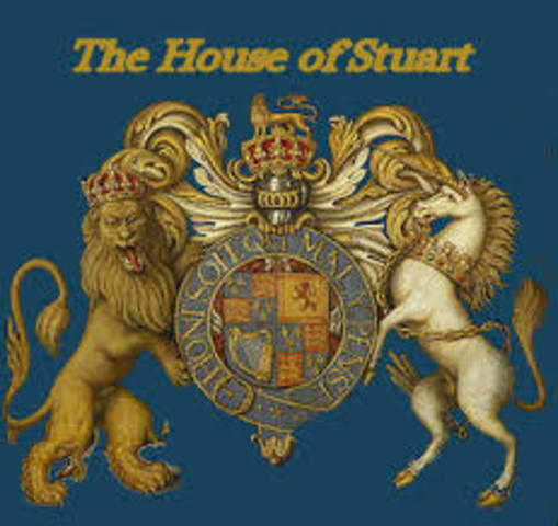 Stuart Monarchy begins in England