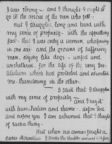 Clara Barton left for Sabbatical in Europe