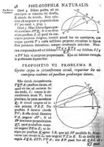 Newton Publishes Principia Mathemematica