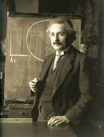 Einstein publishes Theory of Relativity