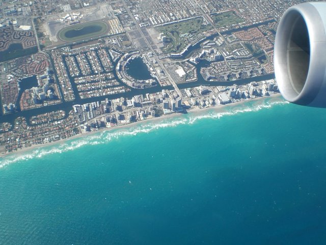 Flight from Rio de Janeirio to Miami