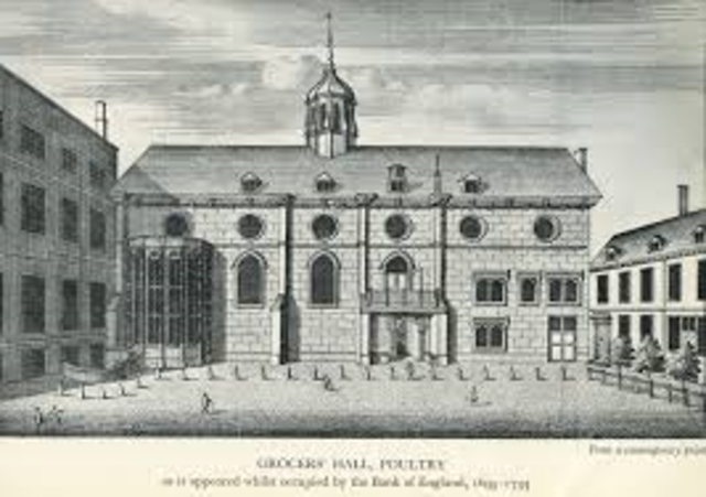 Bank of England founded