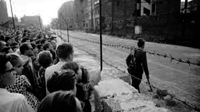 Berlin Wall erected