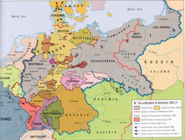 Unification of Germany; Paris Commune and Third Republic in France