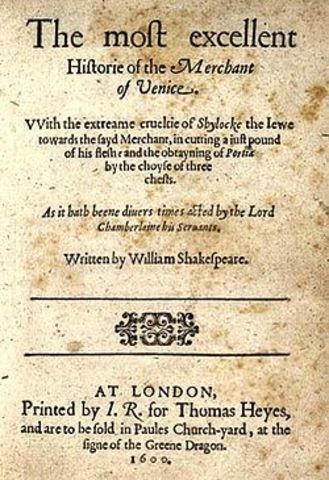 Merchant of Venice is published