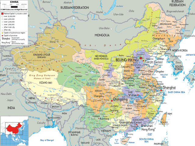 Map of China