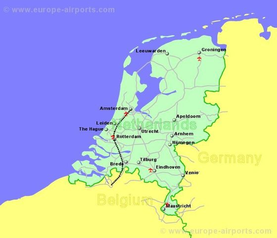 Fly out of Ireland to Netherlands then to Indonesia