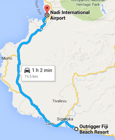 3:57-4:49 Cab Ride From Outrigger Resort to Navi Airport