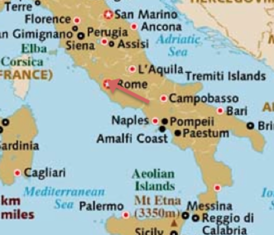 Taxi to Airport in Rome, Italy