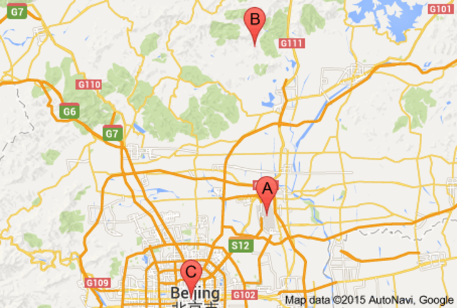 Cab ride from airport to makeup factory