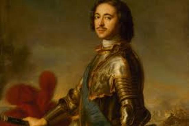 Glorious Revolution; Peter the Great's reign begins in Russia