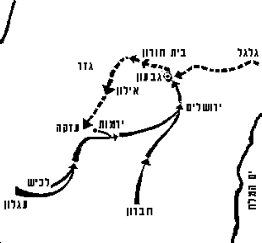 כיבוש הארץ בתקופת יהושע בן נון