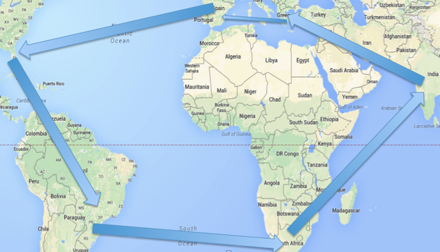Our Entire Flight Pattern