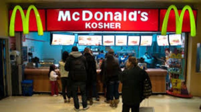Eat at Kosher McDonalds