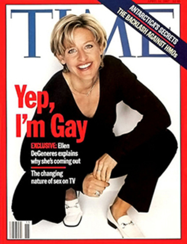 Ellen came out as gay