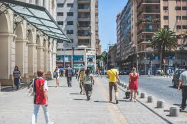 Walk the streets of Santiago