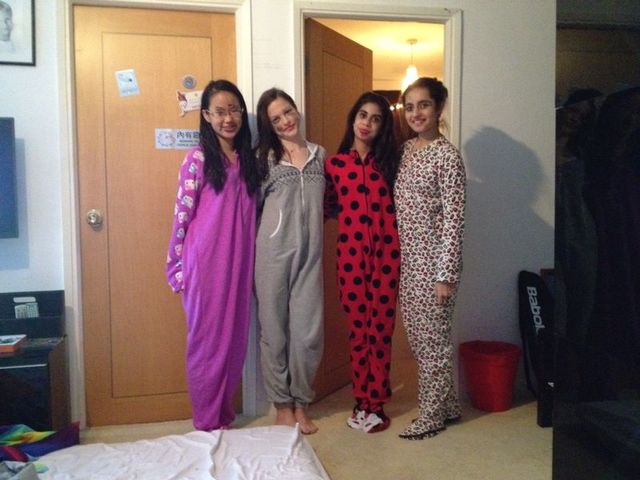 Slept over at Emily's house (25th April to 26th April)