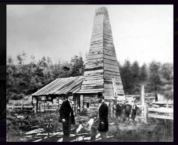 Edwin Drake discovers new oil source