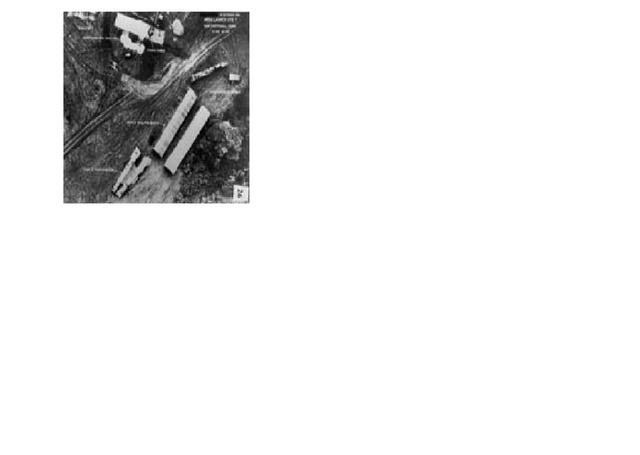 Aerial suveillance reveals missiles in Cuba