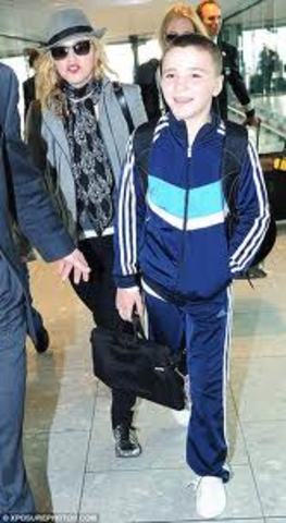 Madonnas son was born, his name is Rocco.