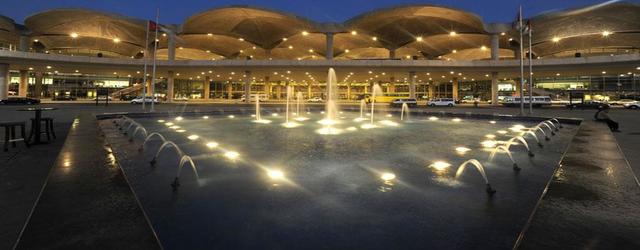 ARRIVE AT THE AIRPORT