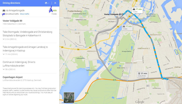 Hotel Danmark to CPH