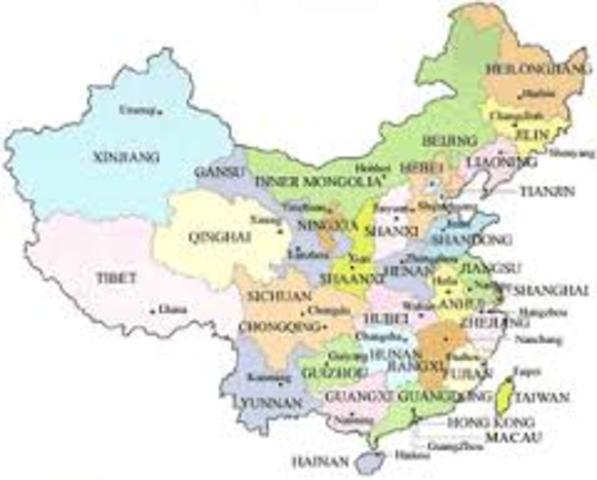 Large Scale Map China