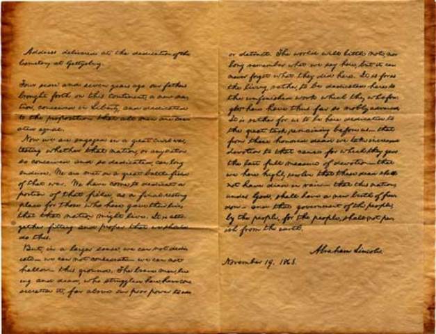 Gettysburg Address