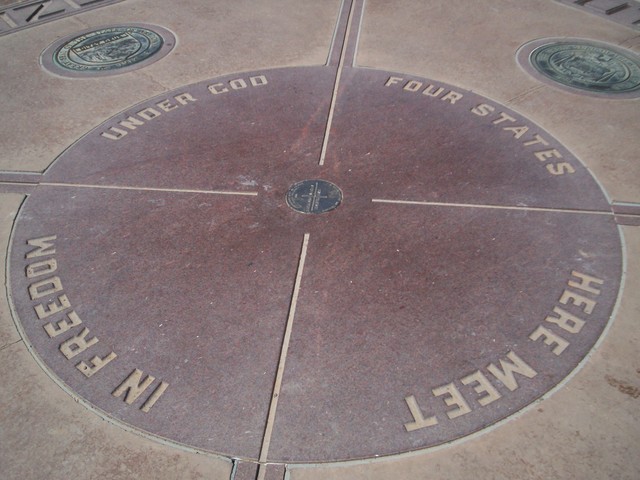 Standing in four states at the same time