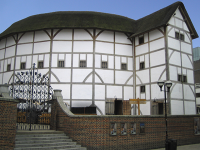 Globe Theatre is built in London