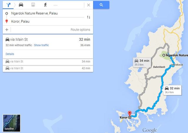 Arrival in Korror, Palua