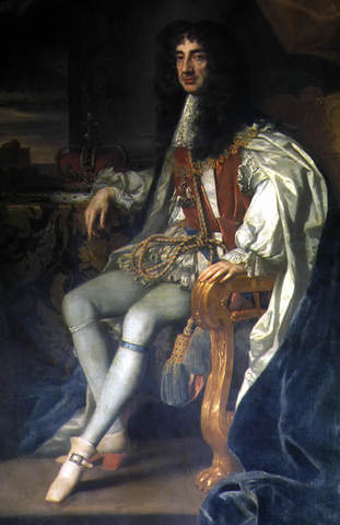Puritain Commmonwealth ends; monarchy is restored with Charles II
