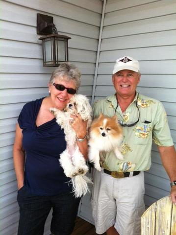 Daddy and Vickey got married.