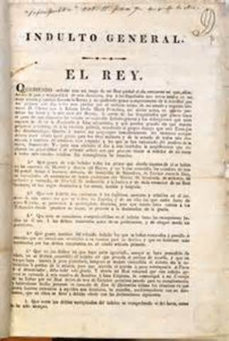 Aprobación de la Ley del Indulto