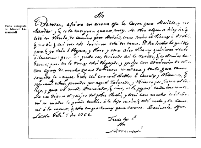 Larramendik “Sobre los fueros de Guipúzcoa” argitaratu