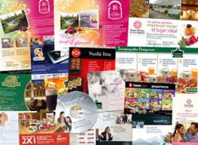 Aparece la publicidad impresa