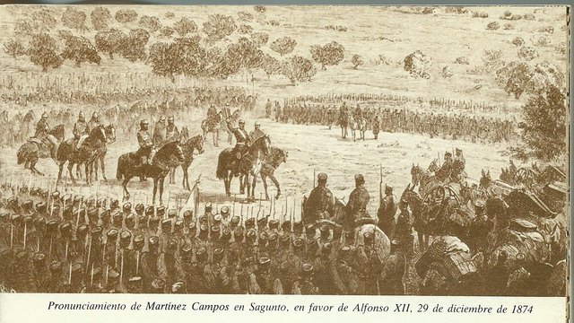 GOLPE DE ESTADO DEL GENERAL MARTÍNEZ CAMPOS