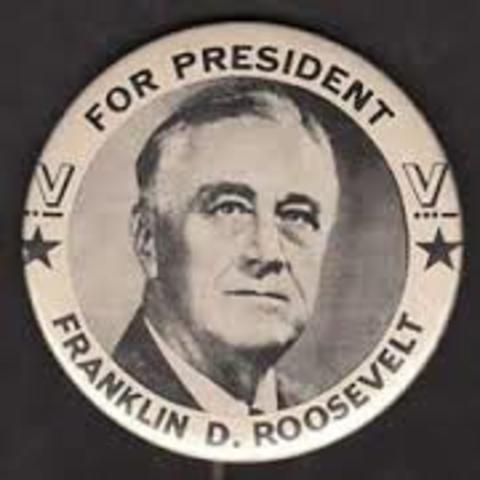 FDR is elected president