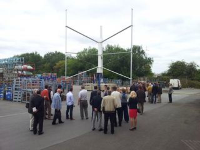 Visite de Fairwind, fabricant d'éoliennes à axe vertical